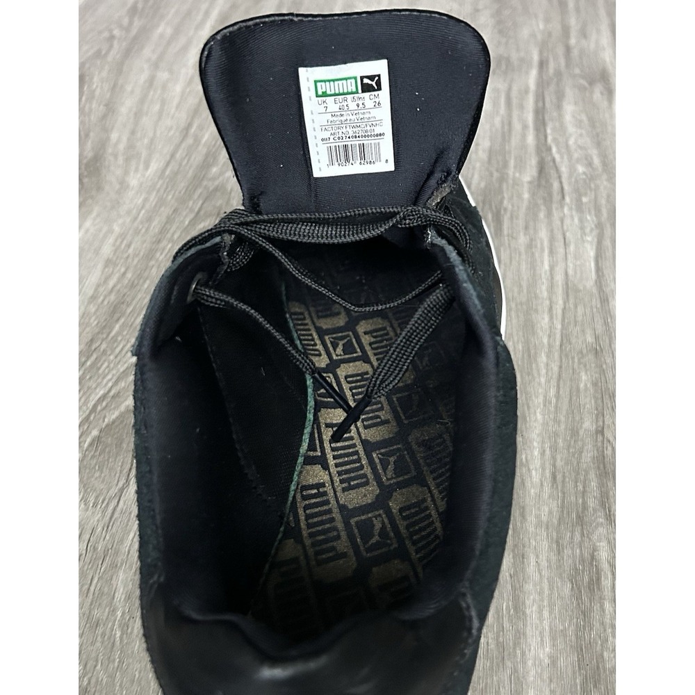 PUMA Suede Gum Match Women's Black Sneakers Size 9.5 Shoes - Picture 6 of 7